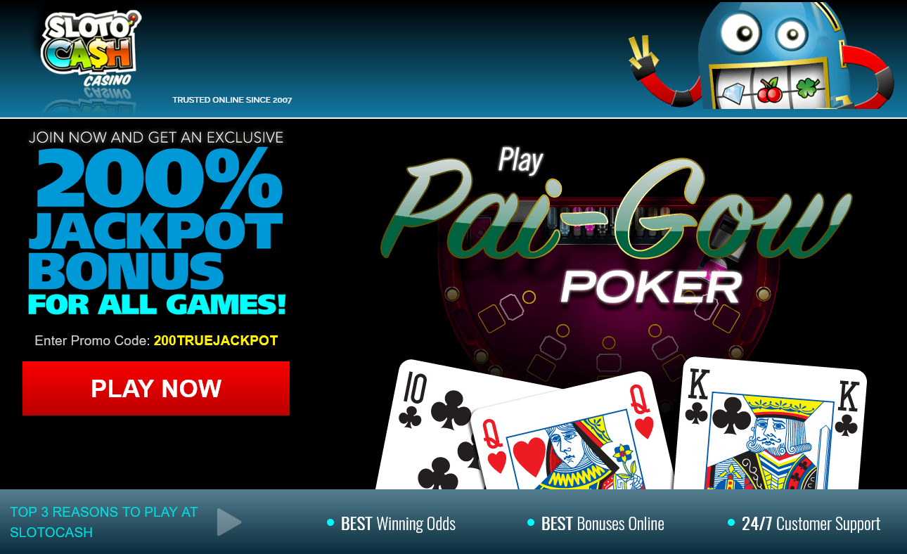 Slotocash Pai Gow Poker