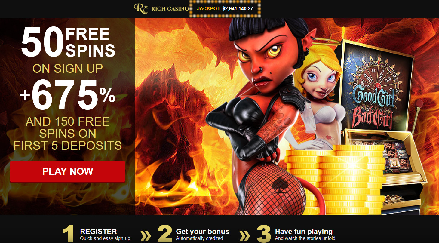 50 FREE SPINS ON SIGN UP AND 150 FREE SPINS WELCOME BONUS  675% UP TO $6750 ON YOUR FIRST 5 DEPOSITS